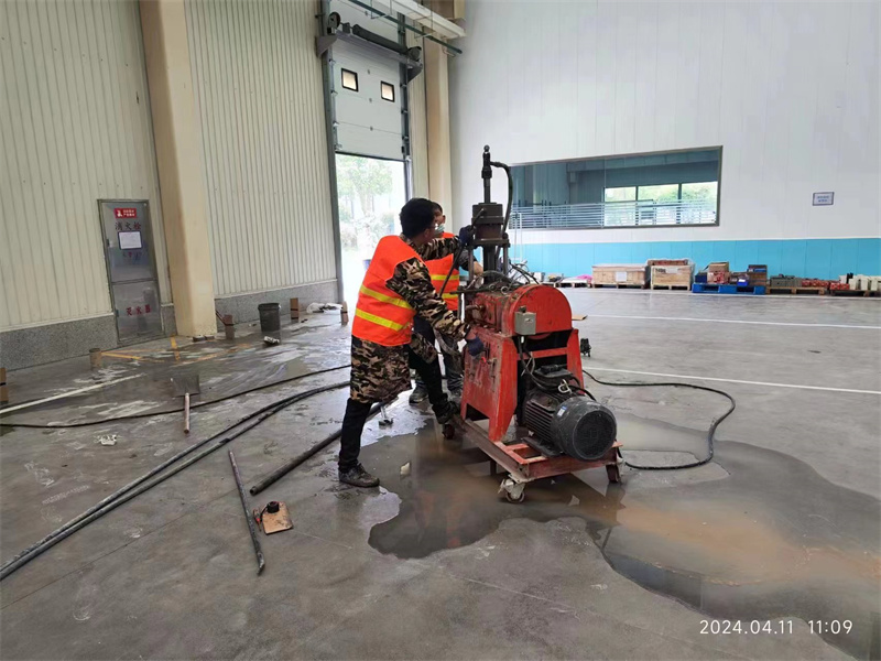 仙桃厂房地面下沉塌陷注浆加固施工